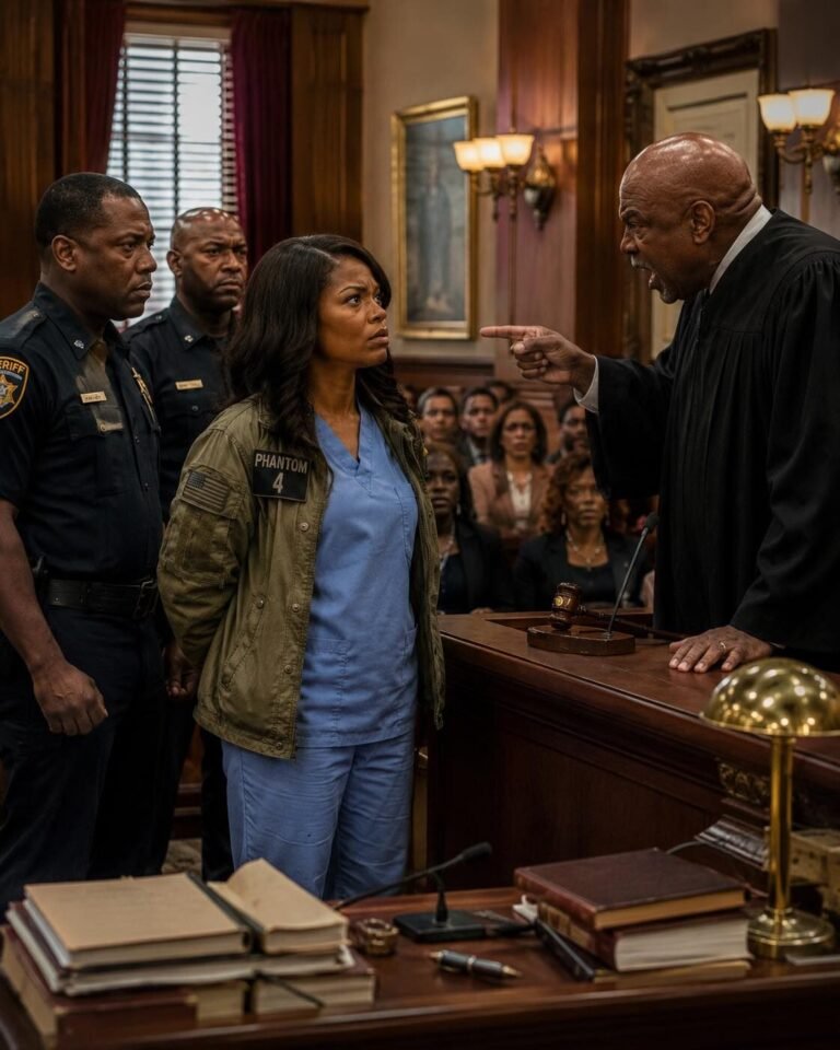 I WAS ABOUT TO BE REMOVED FROM THE COURTROOM OVER AN OLD JACKET. After a thirty-six-hour hospital shift, I arrived just in time to testify for a young veteran. The judge thought I was being disrespectful when I refused to take the jacket off. The truth was far simpler—and far more complicated. The moment it came off, an entire chapter of my life would be exposed.