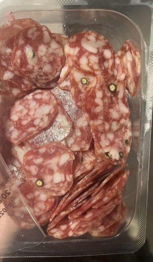 What’s this on my salami. I know it’s not mold (I think). I was in Paris and couldn’t bring myself to eat it!.