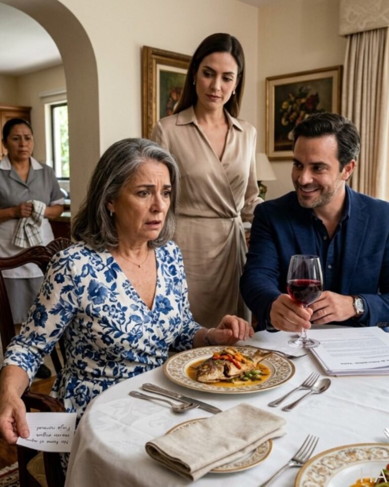 The Mother Went to Lunch Thinking Her Son Missed Her—But a Note Under Her Plate Warned: “Don’t Drink the Water”