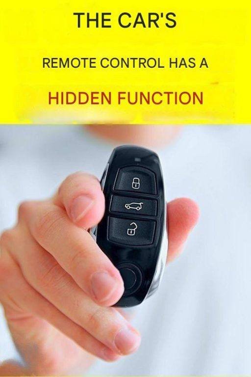 Hold down the car’s remote control for 5 seconds: A practical tip.