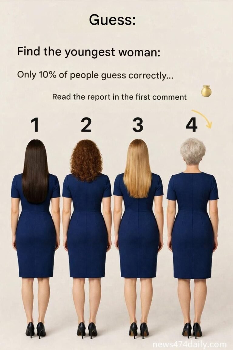 Quiz: Find the youngest woman. Only 10% will get it right!