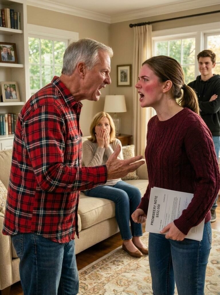 My dad told me my brother owed $330,000 — and that I had to pay it, or I was no longer family. I looked him in the eye and said, “Then I’m not,” before calling my bank and cutting them off for good.