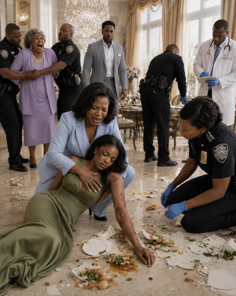 At a family dinner, my daughter spilled a single drop of water. Her husband b.a.c.kh.a.n.d.e.d her to the floor. I froze, not in fear, but because his mother started clapping.
