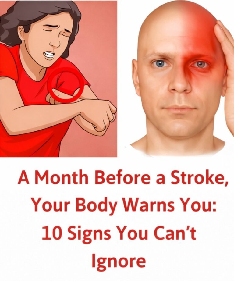 One month before a stroke, your body warns you: 10 signs not to ignore