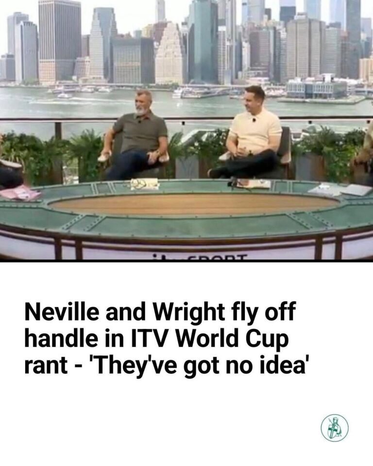 Gary Neville and Ian Wright fly off handle in ITV World Cup rant – ‘They’ve got no idea’