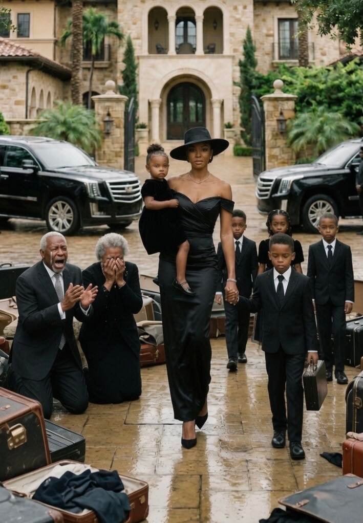 My father-in-law k.ick.ed us out into the rain with my six children and shouted, “Only true bl00d stays here,” but when I mentioned the deed to the house, his face changed and everyone stopped laughing.