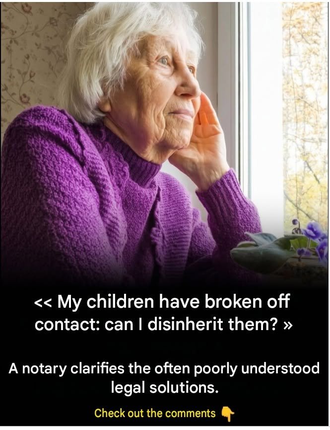 Inheritance Law: Is it possible to disinherit children who have broken off contact?