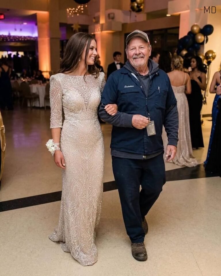My Daughter Chose the School Janitor to Walk With Her at Graduation — Then His Emotional Message Changed Everything