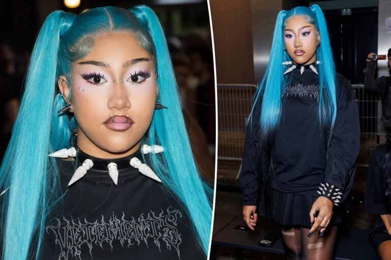 North West, 13, shows off new lip piercings during Paris Fashion Week