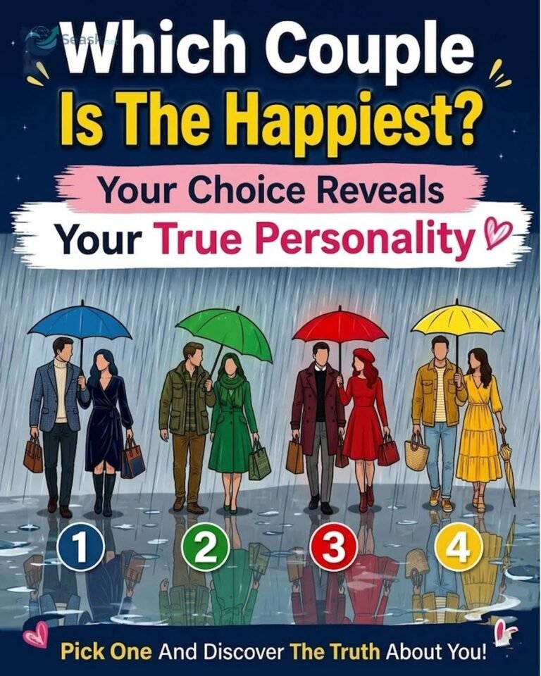 Which couple is the happiest? The one you choose reveals your true personality