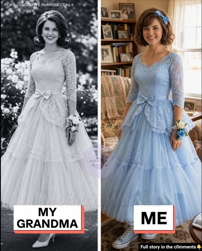 I Wore My Grandma’s Prom Dress to Honor Her… But the Secret Hidden in Its Hem Shattered Everything I Believed About Her