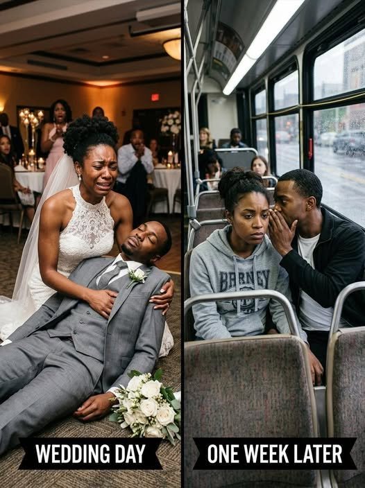 My Husband Di:ed on Our Wedding Day – A Week Later, He Sat Down Next to Me on a Bus and Whispered, ‘Don’t Scream, You Need to Know the Whole Truth’