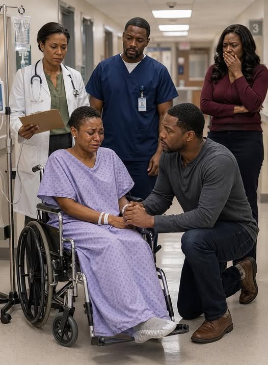 Two months after my divorce, I found my ex-wife sitting by herself in a hospital corridor… and the moment I recognized her,