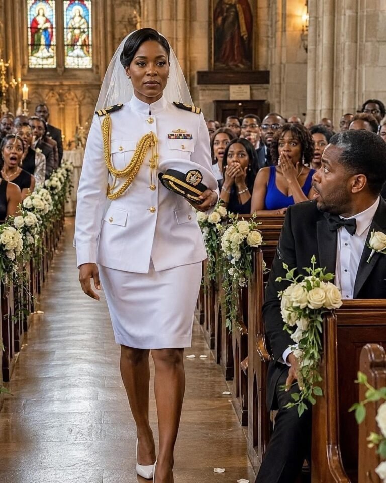 They destroyed her four wedding dresses hours before the wedding out of pure envy, but she arrived at the altar wearing something that made her own bl00d tremble with shame.