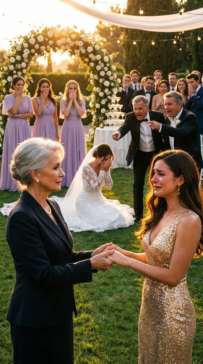 My sister made all seven bridesmaids wear beautiful lavender gowns. She gave me a different dress. It was bright orange, size 2XL. “It was the only one left,” she said, smiling. My parents told me to “stop being dramatic.” At the reception, the groom’s grandmother walked up to me. She took my hand and said six words that made my sister leave her own wedding.