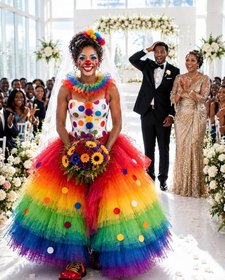 My mother-in-law replaced my wedding dress with a clown costume, so I wore it anyway. The morning of my wedding, I unzipped the garment bag holding the dress I’d spent eight months choosing.