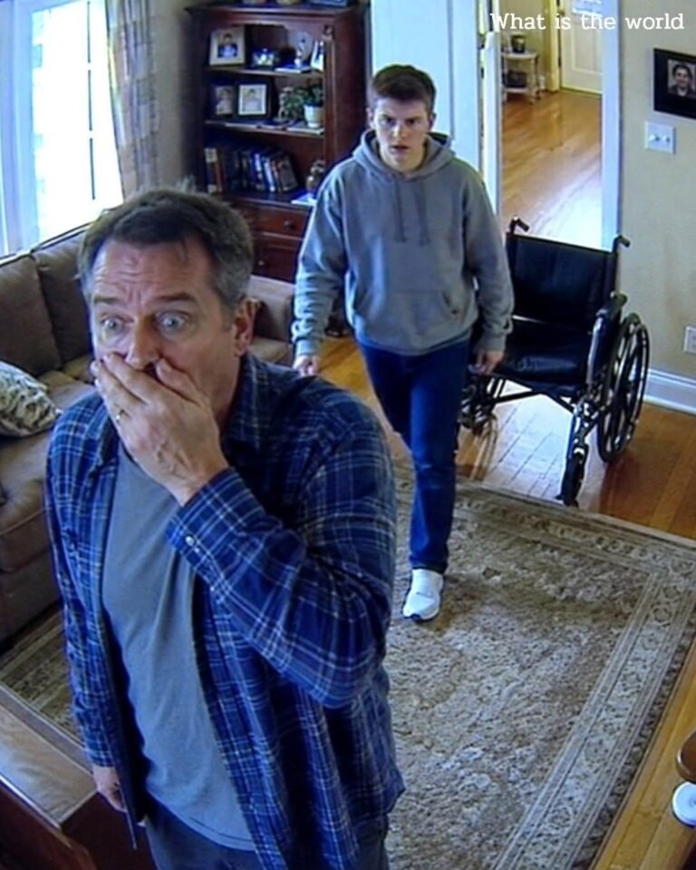 My wife left for a “girls’ trip,” leaving me alone with our paralyzed son, who hadn’t walked in six years. The second her SUV disappeared from the driveway, he stood up from his wheelchair, walked straight toward me, and whispered, “Dad, we need to leave this house right now…” I dropped my coffee and ran for the garage. When I turned the key, we heard—