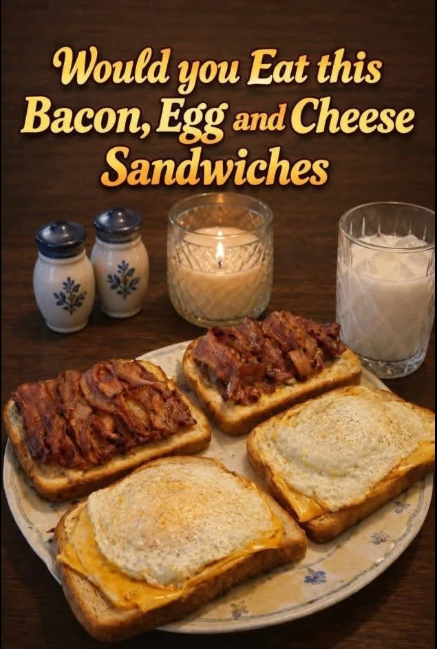 Bacon Egg and Cheese Sandwiches
