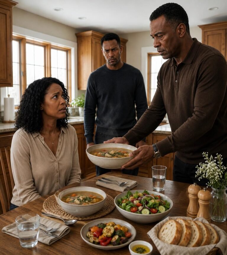 My father-in-law served me soup every Saturday, and I would wake up three hours later with my blouse buttoned wrong. My husband always said, “Your blood pressure dropped,” until I recorded seven forbidden seconds.