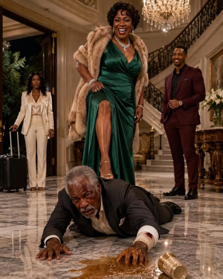I came home just in time to see my injured father crawling across the marble floor while my stepmother laughed above him.