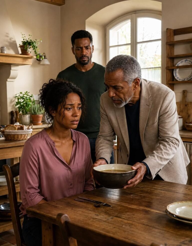 My father-in-law served me soup every Saturday, and I would wake up three hours later with my blouse buttoned wrong. My husband always said, “Your blood pressure dropped,” until I recorded seven forbidden seconds.
