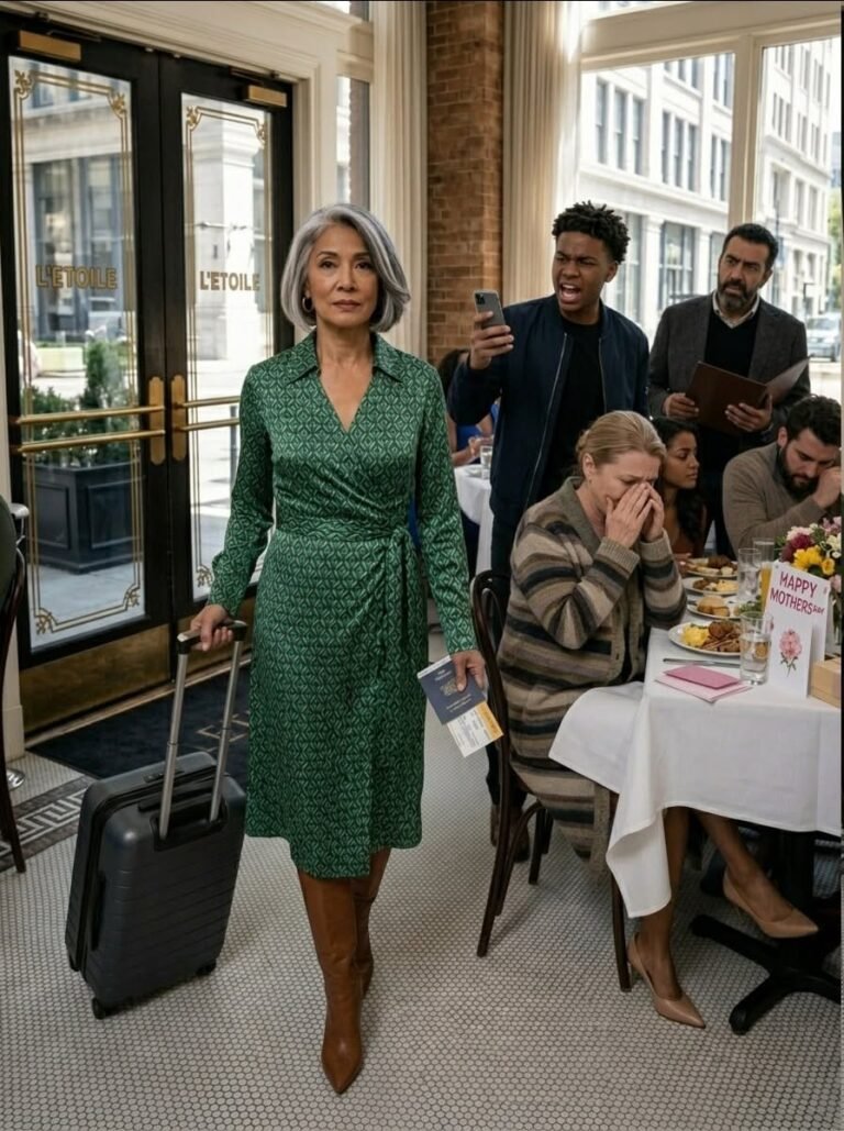 On Mother’s Day, my grown children ambushed me with a twelve-person dinner reservation and expected me to blindly pay for everyone, so I quietly paid only for my own meal and walked right out!