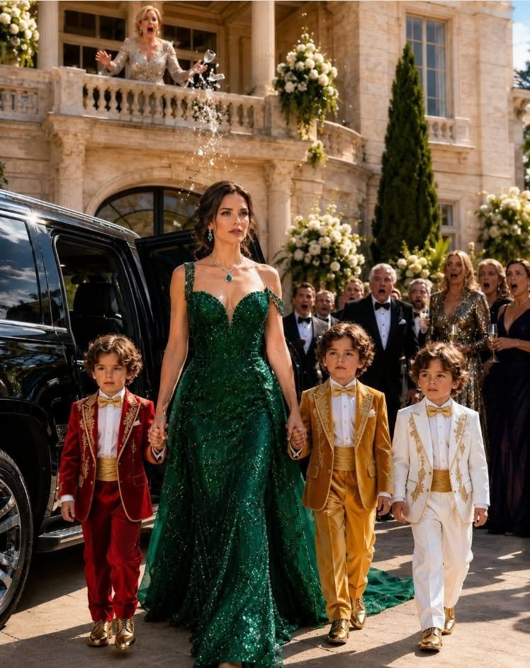 Part 2: I Took My 5-Year-Old Triplets to My Millionaire Ex-Husband’s Wedding… And The Second His Family Saw Them, The Whole Mansion Went De@d Silent.