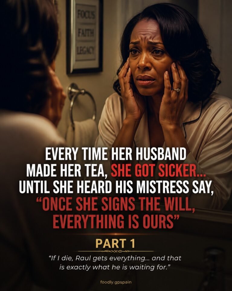 Every Time Her Husband Made Her Tea, She Got Sicker — Then She Heard His Mistress Say, “Once She Signs the Will, Everything Is Ours”
