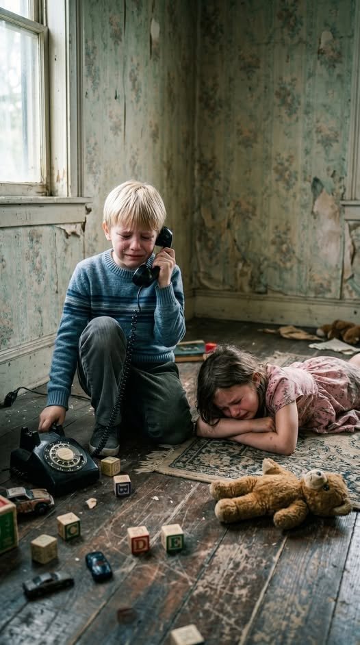 A small voice broke the silence: “Dad… my little sister won’t wake up. We’re so hungry.” Without a second thought, he grabbed them and rushed to the hospital. But what he learned there about their mother would change everything…