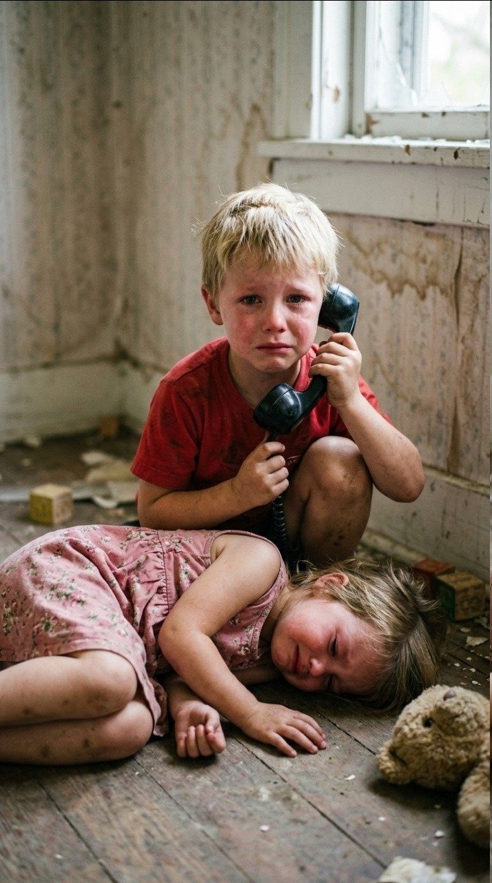 A small voice broke the silence: “Dad… my little sister won’t wake up. We’re so hungry.” Without a second thought, he grabbed them and rushed to the