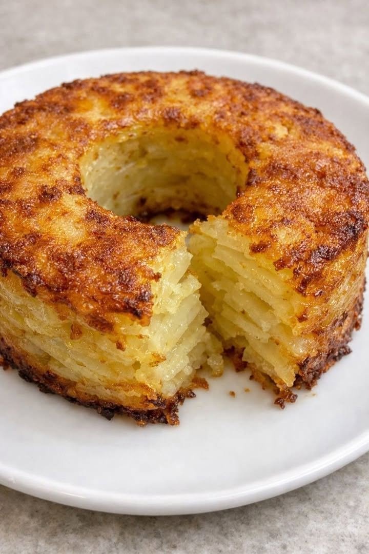My mother-in-law always made this for Easter dinner. When she set it on the table, everyone gasped at how elegant it looked.. I offer you this recipe in exchange for a simple “Yum”