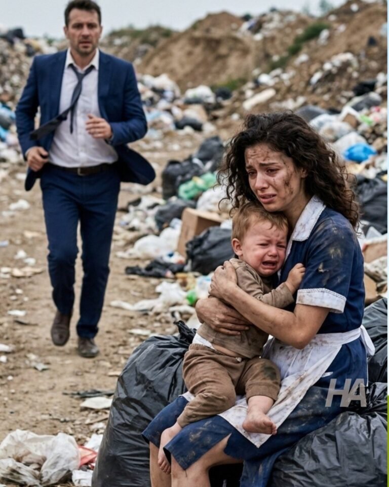 YOU FOUND YOUR EX-MAID DYING IN A LANDFILL… THEN H…