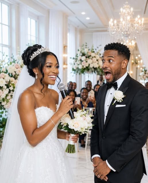 “Fifteen minutes before my wedding, I found my parents hidden behind a marble pillar on two plastic chairs while my fiancé’s wealthy family claimed the entire front row. My mother squeezed my hand and whispered, “Please don’t let this ruin your day.” I smiled, walked calmly to the stage, picked up the microphone, and prepared to reveal a truth nobody in that ballroom saw coming…