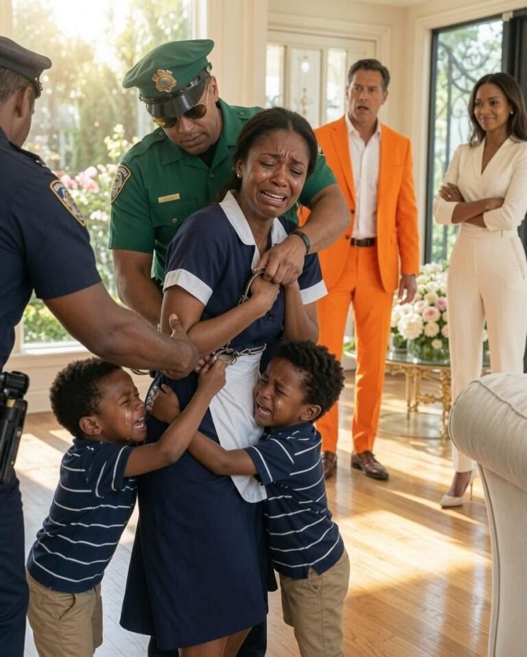 Full part: My six-year-old twin boys screamed in panic while police officers placed handcuffs on their nanny. “She st0le from this family, – News top feed