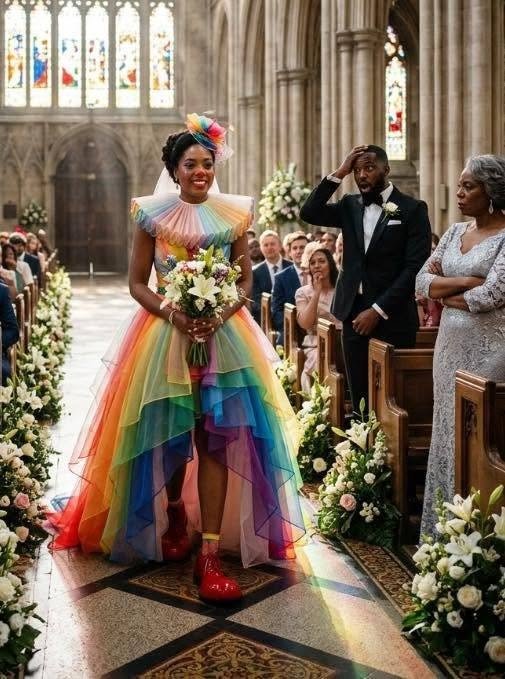 My mother-in-law replaced my wedding dress with a clown costume, so I wore it anyway. The morning of my wedding, I unzipped the garment bag holding the dress I’d spent eight months choosing. The one I’d saved for. The one that was supposed to make me feel like a bride. Instead, I found bright colors, oversized fabric… and a red nose. My maid of honor, Sarah, froze. “What is this?” I just stared at it—and then I laughed. Because I knew exactly who was behind it.