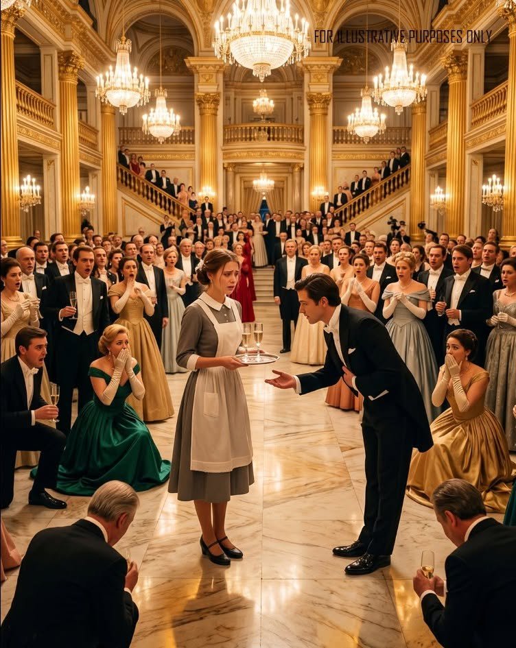 Everyone Ignored the Maid. Then the Man Bowed.
