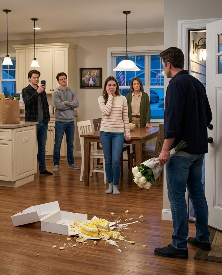 I Came Home With Cake and Roses—And Found My Family Destroying My Wife in Our Dining Room
