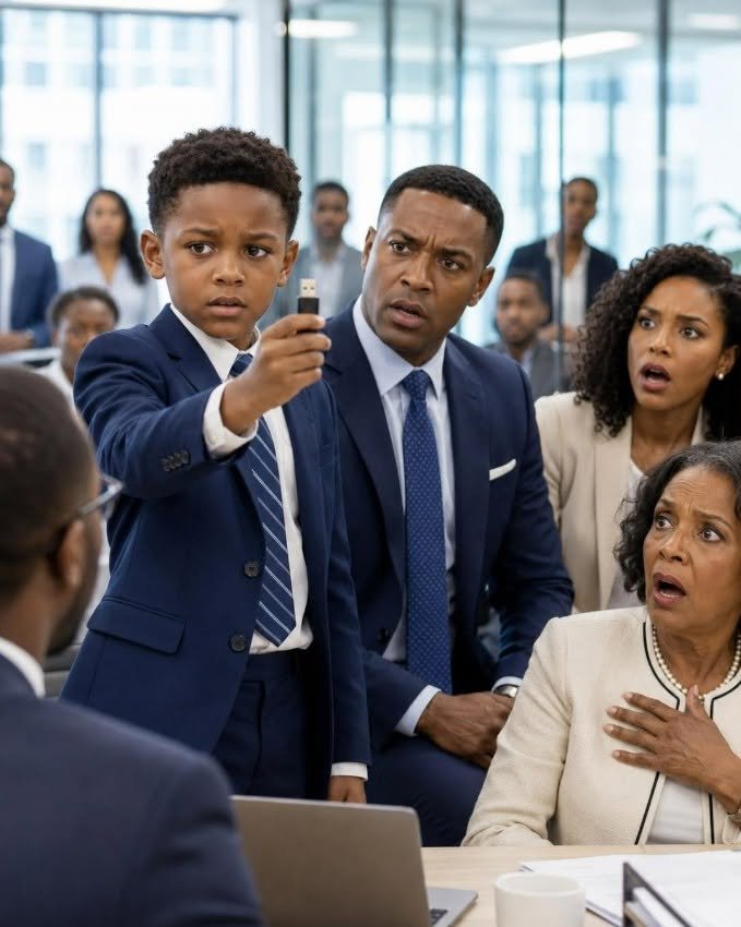 A 9-Year-Old Boy Pulled a USB Drive Out in the Middle of Court… And Exposed the Secret His Billionaire Father Thought Would Stay Hidden Forever. M1
