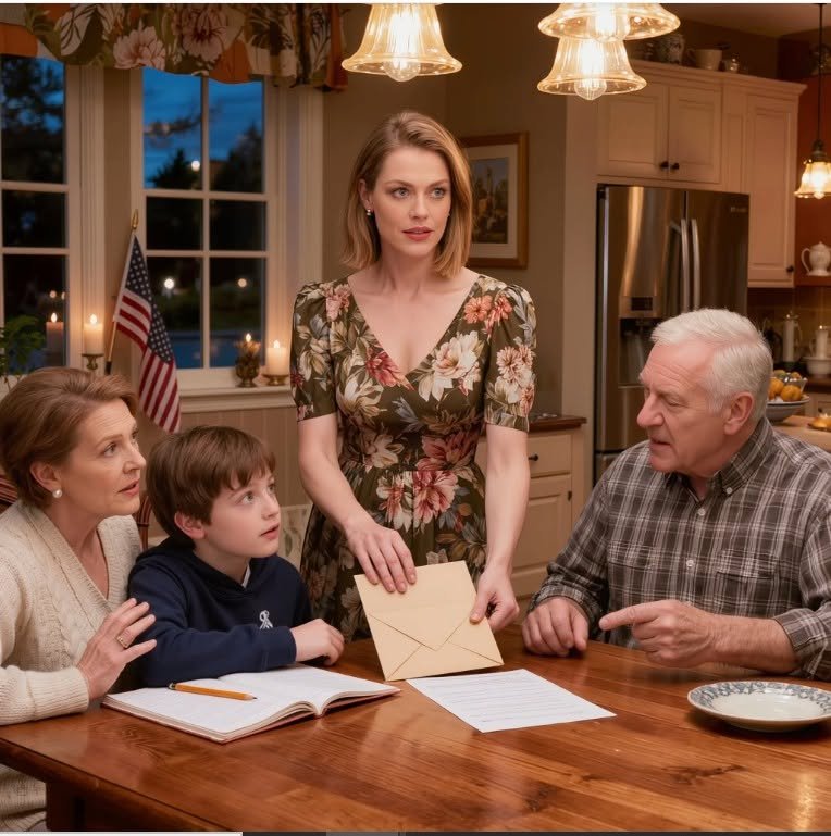 At dinner, my dad snapped that my son and I were freeloaders, while my mother nodded like it was true, forgetting they had spent ten months living rent-free in my house, so I placed the papers on the table and said they had thirty days to leave.