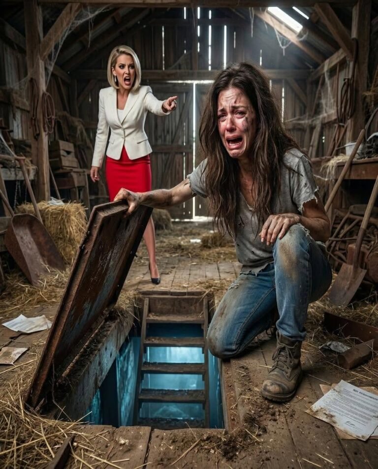 After My Parents Di:ed, My Sister Got the Mansion, Jewelry, and Fortune—While I Got an Old Barn. She Laughed, “This Trash Suits You!” But Days Later, I Found a Hidden Staircase Underground