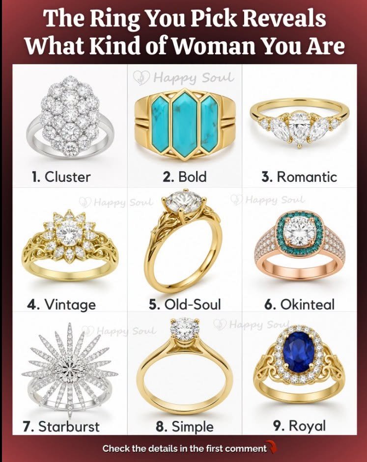 Pick Your Favorite Ring and Find Out What It Says About You