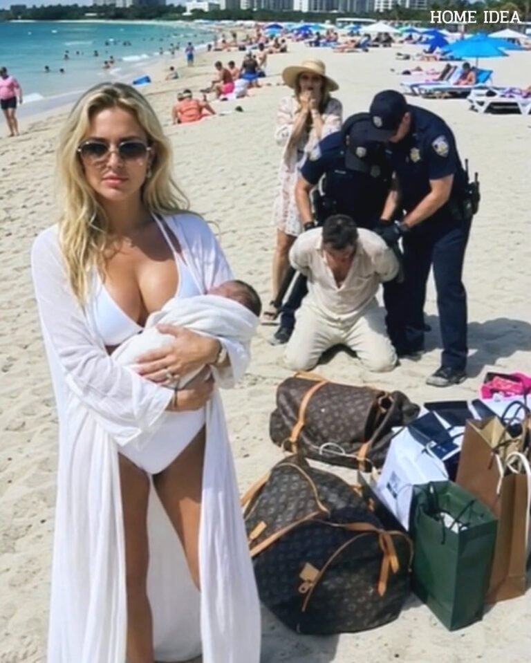 My mother-in-law looked at my 38-week pregnant belly, told my husband to “lock both deadbolts and let her give birth alone,” then left for a luxury Miami trip paid for with my money. Seven days later, they came home tan, smiling, and dragging suitcases full of shopping bags… but one look at the front door told them they had crossed a line they could never uncross.
