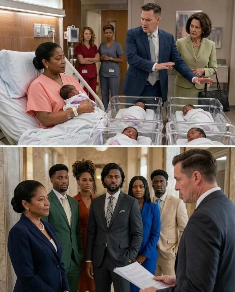 My husband saw our five Black newborns and denied them instantly. He abandoned us at the hospital. Thirty years later, the truth forced him to face everything he had destr0yed.