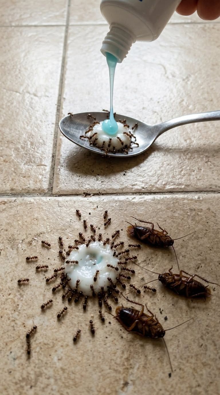No more flying and crawling pests: a homemade mixture left on for an hour is enough to get rid of them.