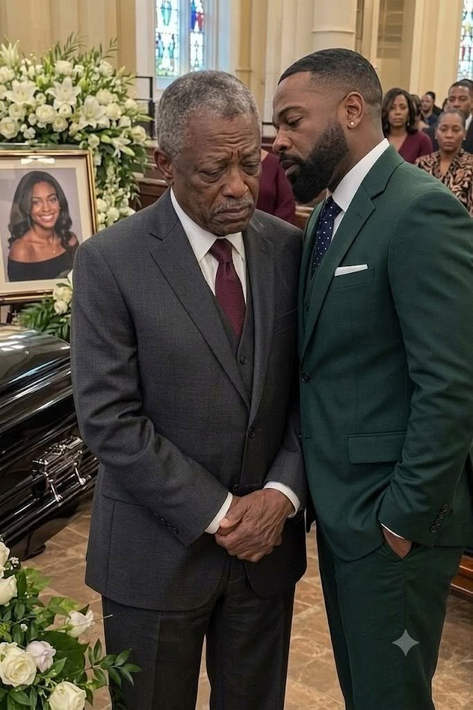 At my daughter’s funeral, my son-in-law stepped close and whispered, “You have twenty-four hours to leave my house.” I met his gaze, smiled quietly,…