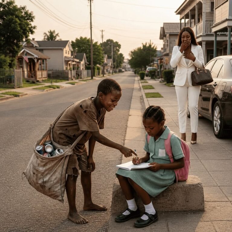 A Billionaire Mother Caught a Homeless Boy Teachin…