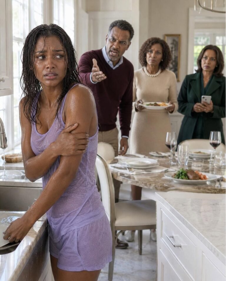 I visited my daughter without notice and was stunned! Her mother-in-law and husband were sitting and eating while she was washing dishes, shivering from the cold.