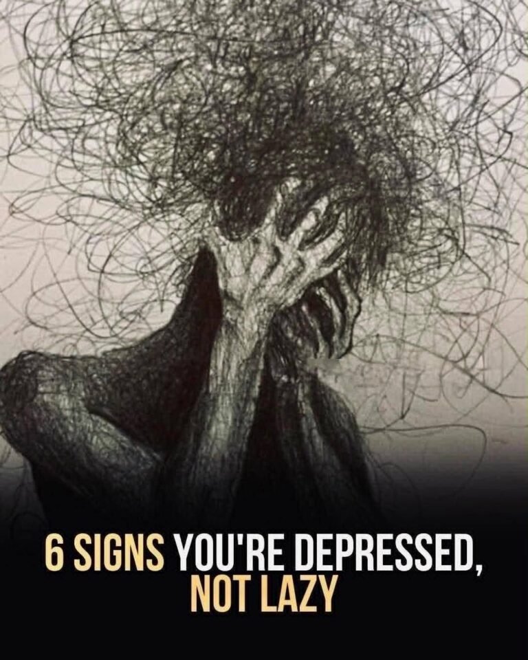 ou’re feeling may be depression — Not laziness
