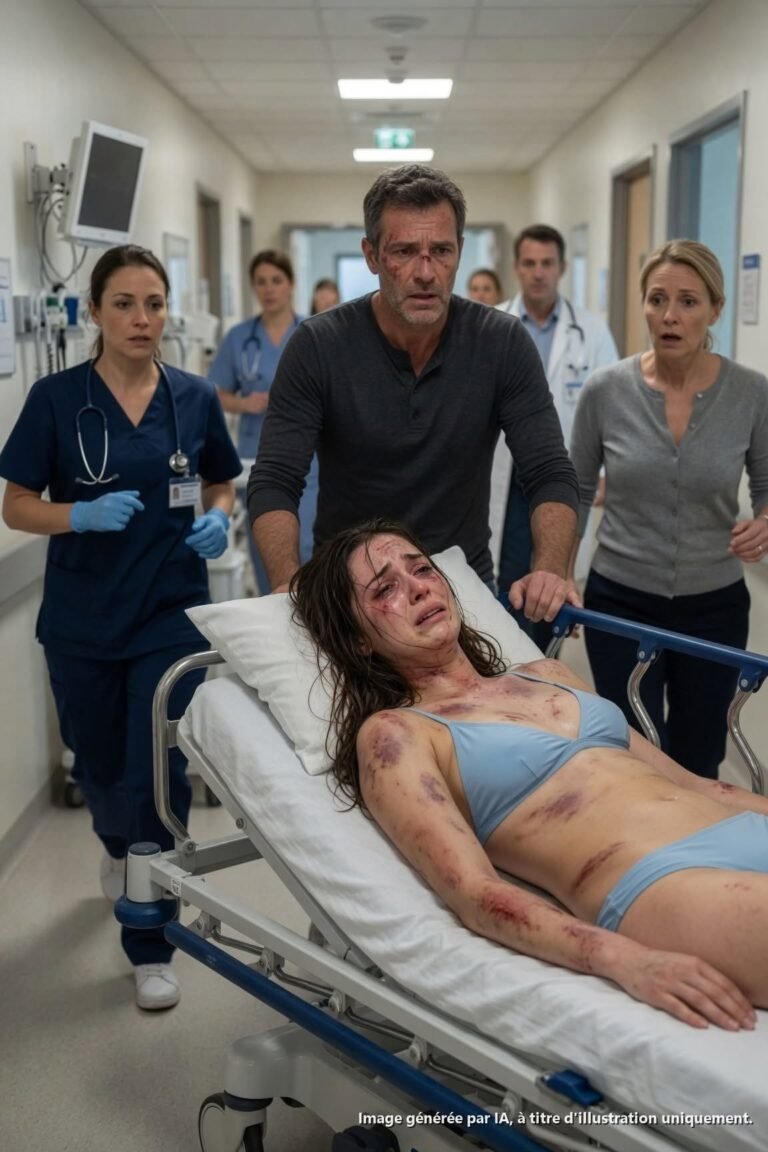 Mon beau-père me battait chaque jour — non par colère, mais parce que me voir souffrir l’amusait. La nuit où il m’a finalement assommée, il a porté mon corps brisé jusqu’à l’hôpital et a laissé ma mère murmurer : « Elle a glissé dans la baignoire. »…