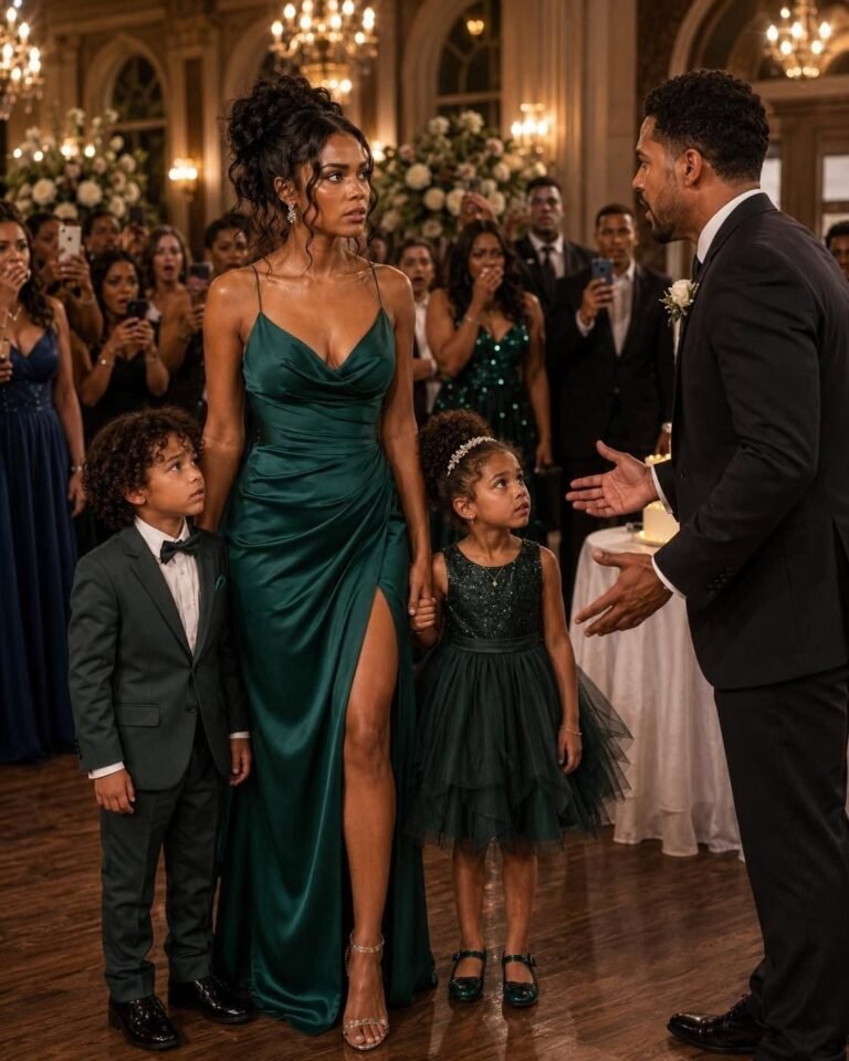 My Former Mother-in-Law Invited Me to My Ex-Husband’s Wedding Just to Remind Me I Was “The Barren Woman He Finally Escaped.” I Arrived Calmly With Three Children Dressed for the Occasion, Pulled Out a Recording From the Family Attorney, and Said, “Before We Raise Our Glasses… Listen to This.” No One Realized That One Voice Was About to Destroy Five Years of Lies in a Matter of Seconds.